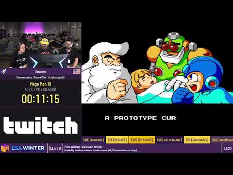 Mega Man 10 [Any%] by Deuceler - #ESAWinter20