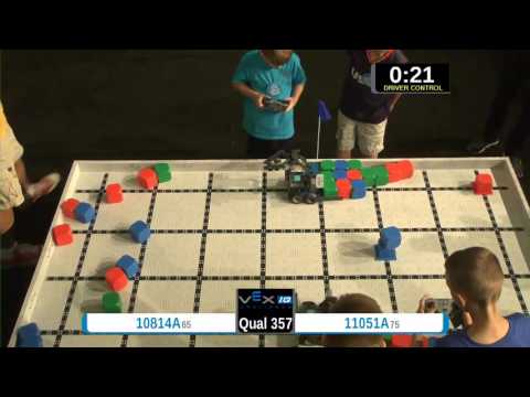 2015 VEXIQ Elem Q357 -  (10814A 11051A) 45 - VEX-IQ Elementary School-VEX Worlds 2015