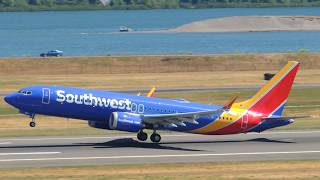 Southwest Airlines Boeing 737MAX 8 [N8813Q] takeoff from PDX