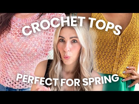 15+ FREE Crochet Spring Tops! Crochet Wearables, You'll Want to Make Right Now