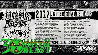 SUFFOCATION - On Tour w/ Morbid Angel, Revocation, Withered (TRAILER)