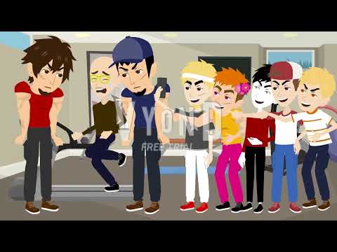 Joey And Tony Gives Rhone Talsma A Workout Punishment! XD