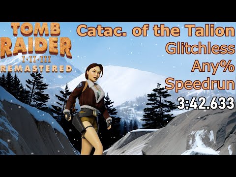 Tomb Raider II Remastered - Catacombs of the Talion - Glitchless Speedrun in 3:42 [WR]