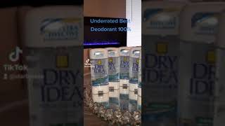 Best Underrated Deodorant - DRY IDEA (yes aluminum) 🤷‍♀️