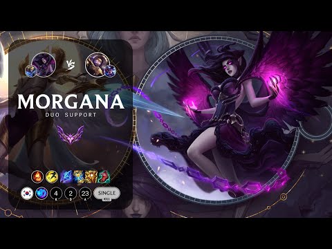 Morgana Support vs Blitzcrank - KR Master Patch 13.4