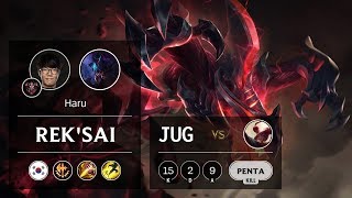 Rek&#39;Sai Jungle vs Lee Sin - KR Grandmaster Patch 9.7