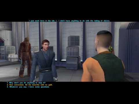 KOTOR Czerka Peon "There's no call for that"