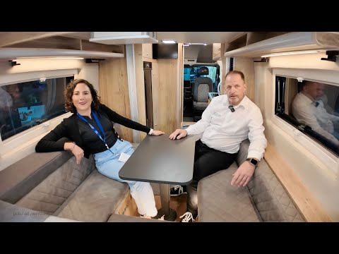 MOTORHOME REAR SEATING GROUP BOX VAN CAMPERVAN 2026 Megamobil Mega Lounge 680 S Twin