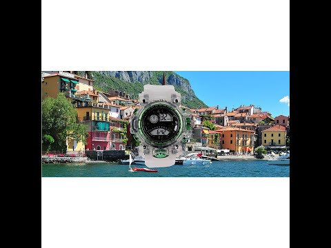 Round casual watches sen elvin green & white stylish sports ...