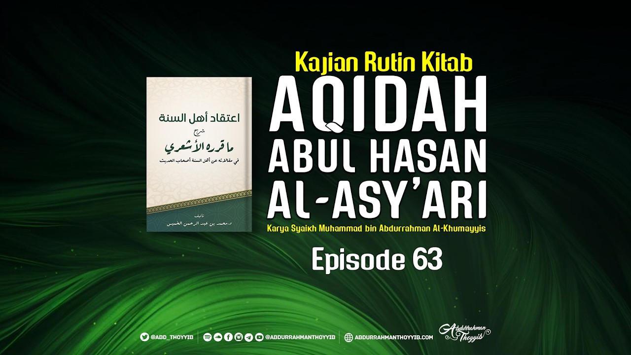 Aqidah Abul Hasan Al-Asy'ari (Eps. 63) : Karomah para Wali Allah