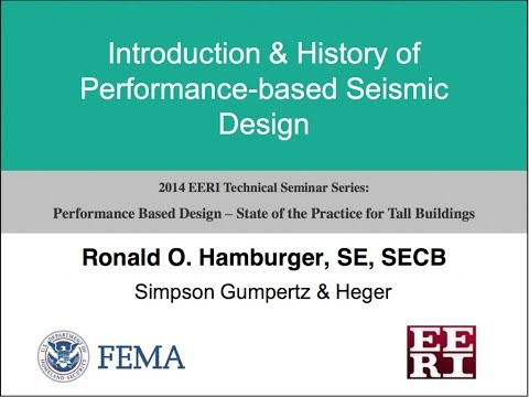 History of Performance-based Seismic Design - Performance Based Design of Tall Buildings (1 of 10)