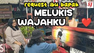 Download lagu Skill Pelukis Jalanan Diuji, Melukis Wajah Yang Punya Mobil 😍❤️ mp3