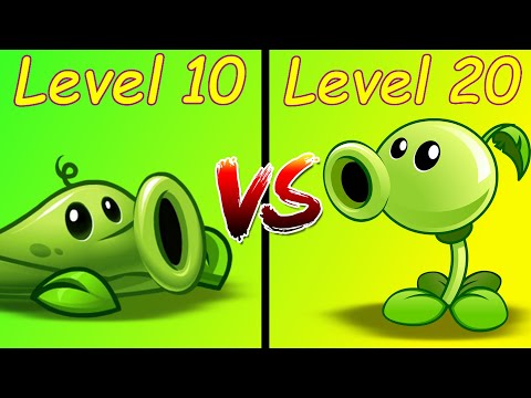 Pea Vine 10 VS Peashooter 20 Free vs Premium Plants PVZ 2 ► Plants vs. Zombies 2: It's About Time