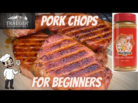 Smoke pork chops on Traeger grill - Traeger pork chops - meat church rub's