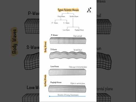 Types of Seismic Waves 🌍💥