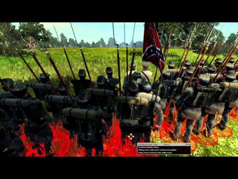 Battle of Shiloh - April 6, 1862 - 5:00 - 9:00 A.M. - (American Civil War)