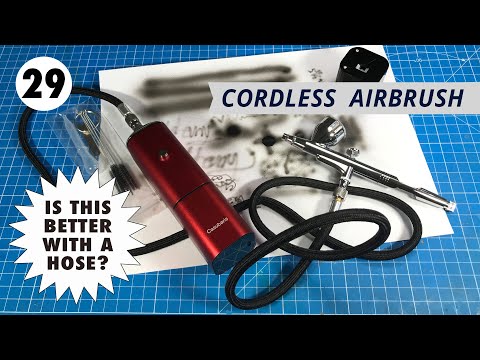 Can a hose make Cordless airbrushes better? Cordless compressor review. The Uncorded Gooch Ep 29