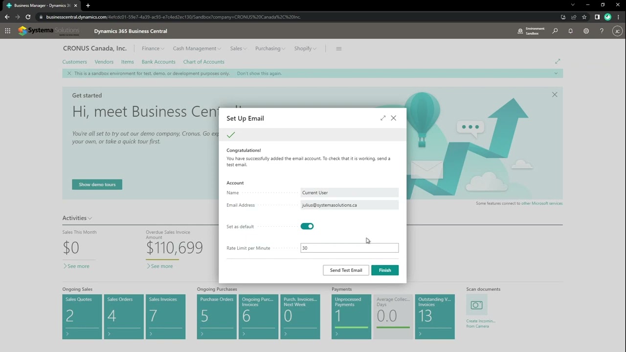 How to easily comply with email sending limits through email throttling in Business Central