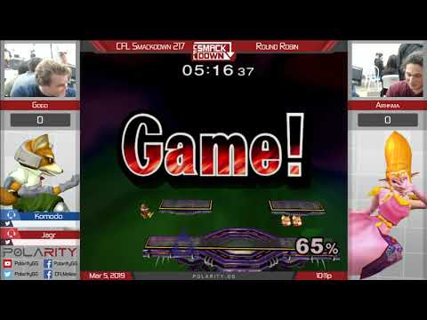 CFL Smackdown 217 Melee - GoGo (Fox) vs Arhkma (Zelda) - Round Robin