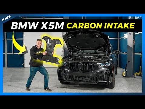 INSANE Full Carbon Fiber Dinan Intake on Rosemary's F95 X5M!