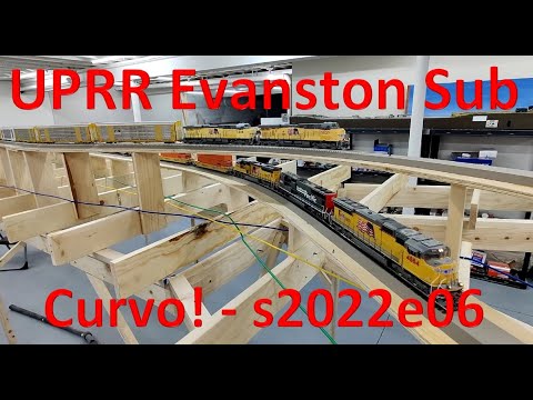 s2022e06 - Model Train Layout Built for Operations & Realism. More mainline trackage up to Curvo!