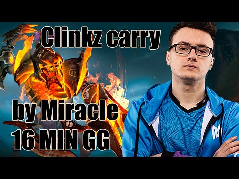 MIRACLE PLAYER PERSPECTIVE [Clinkz] - OWNAGE ON PUB  16 MIN GG #dota2 #miracle #clinkz