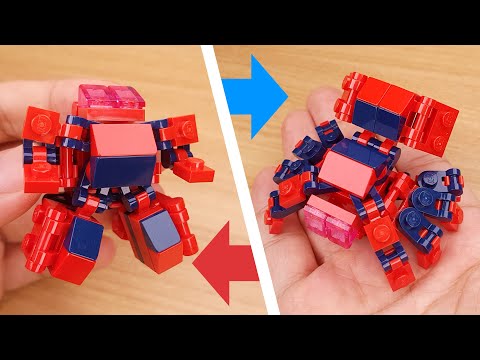 LEGO brick Spider transformer robot tutorial Taranty #LEGO #MOC #レゴ変形ロボ #レゴアイデア #레고변신로봇