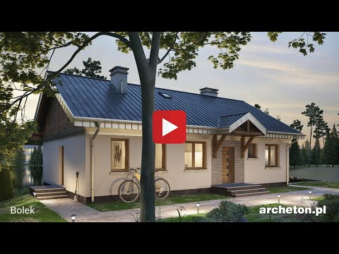 Projekt domu Bolek - archeton.pl - parterowy 98,9 m2