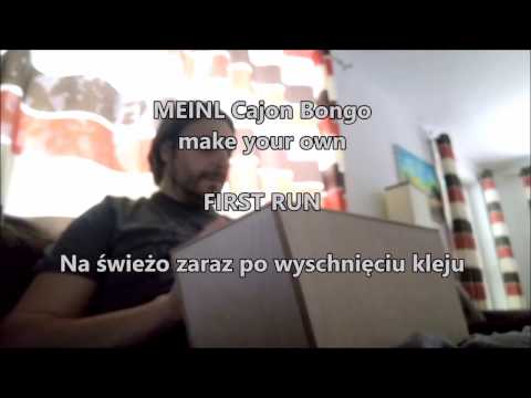 MEINL Cajon Bongo make your own - test