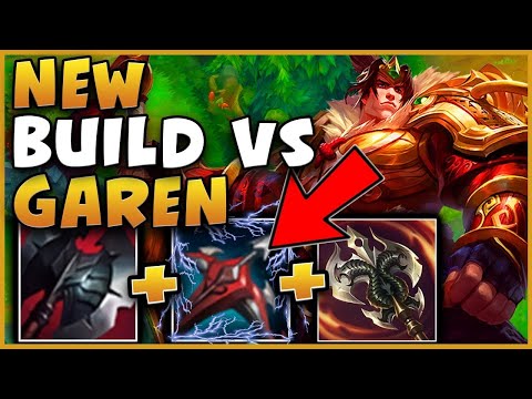GAREN IS NOT EVEN A TANK WITH THIS NEW BUILD!?! NEW RENEKTON BUILD VS GAREN! PATCH 9.13