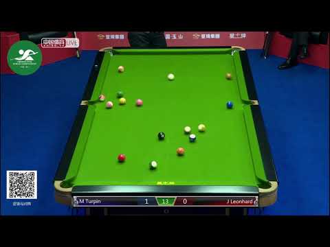 M Turpin (CAN) VS J Leonhard (SUI) - Int'l Mens Qualifying - 2019 Chinese Pool World Championship