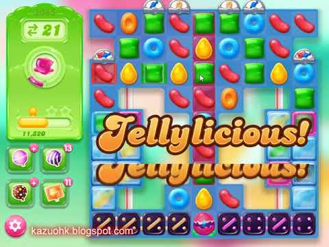 Candy Crush Jelly Saga Level 3085 (3 stars, NO boosters)