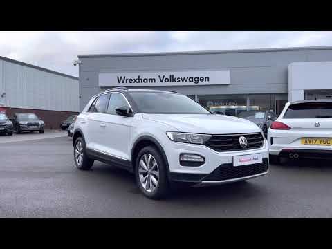 Approved Used Volkswagen T-Roc Design 1.0 TSI 115ps Pure White | Wrexham Volkswagen