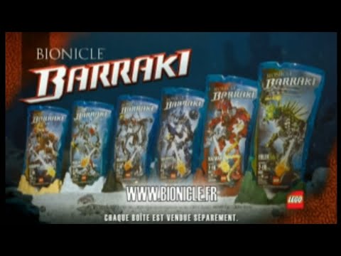 Pub TV FR Barraki (Longue. 20s) - 2007 LEGO Bionicle Spot en Français, Française !