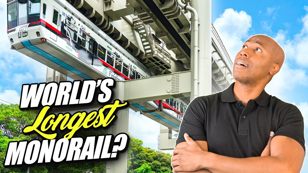 Chiba Monorail: The Train That Hangs from the Sky