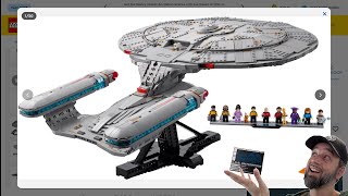 LEGO Star Trek: The Next Generation Enterprise official reveal! 3600 pcs 9 figs #NotSponsored 10356