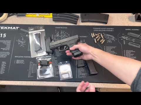 Pearce Grip Frame Insert for Glock 42 \u0026 43 Cavity Plug PG-FI42 How To Video \u0026 Review Glock Gun Mod