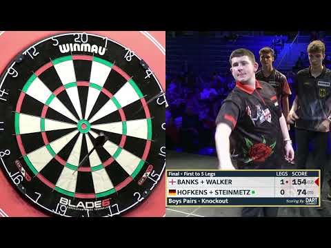 WDF World Cup 2023 - Boys Pairs - Banks + Walker vs Hofkens + Steinmetz