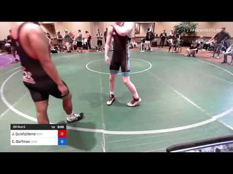 195 Lbs Rr Rnd 5 - John Quishpilema, North Shore RaZor Corp. Vs Colden Dorfman, Journeymen Wrestli