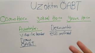 ÖABT İÇİN UZAKTAN ÖZEL DERS HOCALAR/ |İLKÖĞRETİM MATEMATİK ÖĞRETMENLİĞ
