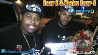 E3 aka Baby Eazy-E Interview Featuring Lil' Eazy-E & Tony Muthaphukkn G | @GhettoFlameTV