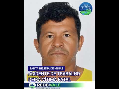 acidente de trabalho deixa vítima fatal