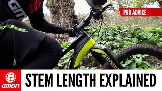 Stem Length Explained | Mountain Bike Fit