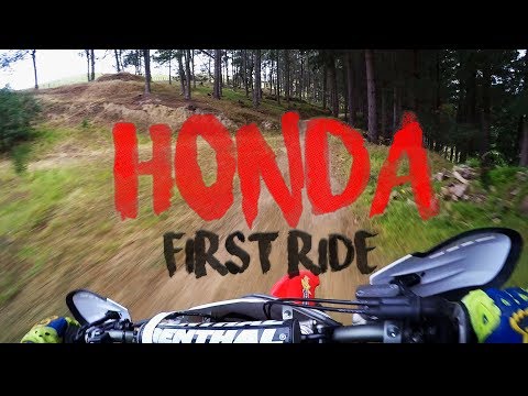 HONDA CRF250R FIRST RIDE