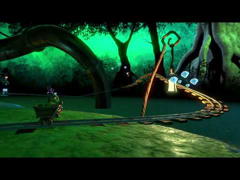 Yooka-Laylee Moodymaze marsh cart gameplay