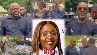 😭Ibrahim Mahama,Napo Saddened Arrive at Peter Mac Manu’s Wife’s Funeral|Farewell to Mrs.Serwah Manu💔