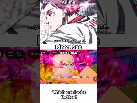 Rin vs Sae Anime Comparison🥶 | Blue Lock Rivals Update -Julian Loki Update #bluelockrivals #update