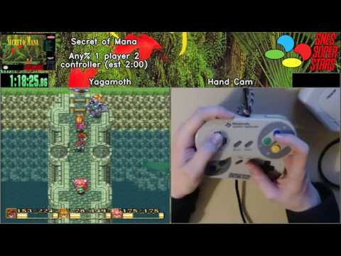 SNES Super Stars 2017 [107] - Secret of Mana (Any% 1p2c) by Yagamoth Part 2