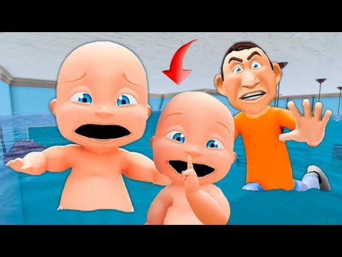 "BOILING WATER SHOCKER! Watch as Babies Flood the House-Can Milk Survive'Who is Your Daddy Challenge
