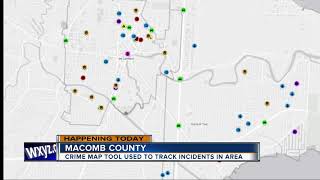 Crime map tool tracks incidents in Macomb County
